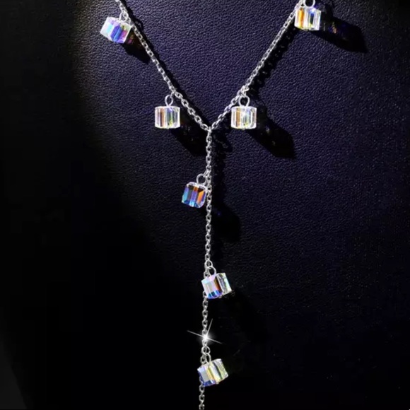 🎁 Swarovski Crystals The Iisha Long Necklace - Picture 11 of 12